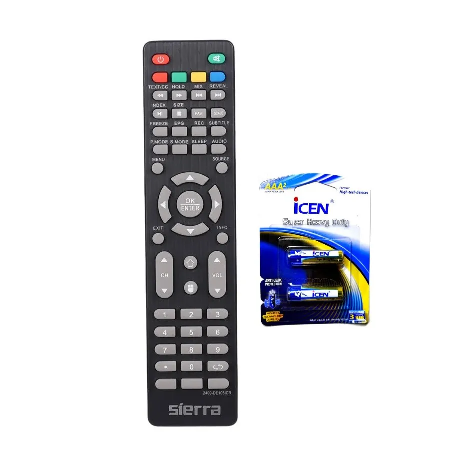 کنترل تلویزیون سیرا Sierra مدل 2400 به همراه باتری